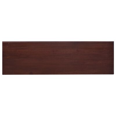 vidaXL TV-bänk klassisk brun 100x30x45 cm massiv mahogny