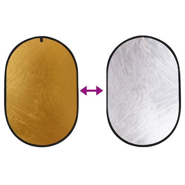 vidaXL Fotostudio med bakgrund, fotobord och reflexsk&auml;rm