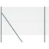 vidaXL Svetsat tr&aring;dgaller markf&auml;ste 10 x 1,6 m PVC-belagda st&aring;l Gr&ouml;n