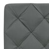 vidaXL Bed with Mattress Dark Grey 200x200 cm Fabric