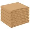 vidaXL Bordduk 5 st Oval Beige 160 x 220 cm Polyester