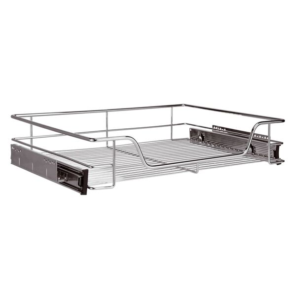 HI Utdragbar gallerkorg f&ouml;r sk&aring;p 49x44x10 cm krom