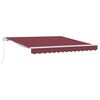 vidaXL Markis manuellt inf&auml;llbar vinr&ouml;d 300x250 cm