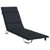 vidaXL Solstol Kudde GEMERT 100% Polyester M&ouml;rkbl&aring; 200 x 55 x 3 cm