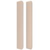 vidaXL S&auml;nggavel med kanter cappuccino 93x16x118/128 cm konstl&auml;der