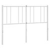 vidaXL Ers&auml;ttningsgavel metall vit 135 cm