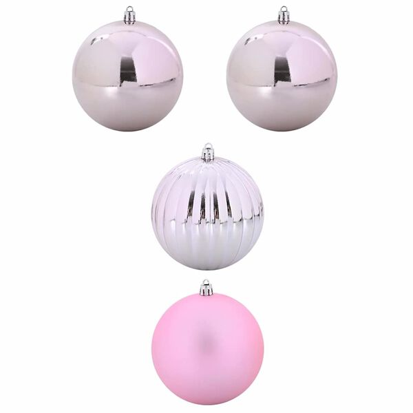 vidaXL Julkula Set XXL 4 pcs Rosa Plast