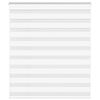 vidaXL Rullgardin zebra vit 135x150 cm tyg bredd 130,9 cm polyester