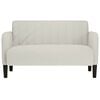 vidaXL Loveseat soffa creme 109 cm sammet