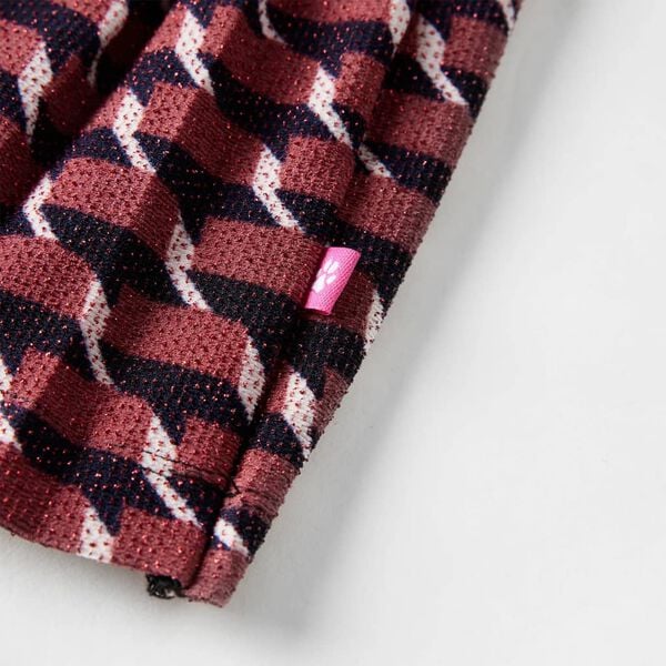 Plisserad kjol för barn glitter marin 128