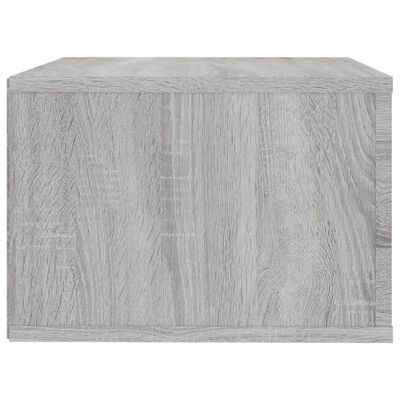 vidaXL Väggmonterade sängbord 2 st grå sonoma 50x36x25 cm