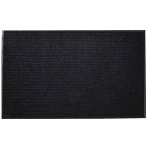 vidaXL D&ouml;rrmatta svart 120 x 180 cm PVC