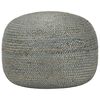vidaXL Handgjord sittpuff olivgr&ouml;n 45x30 cm jute