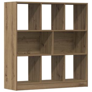 vidaXL Bokhylla artisan ek 97,5x29,5x100 cm konstruerat tr&auml;