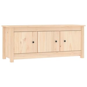 vidaXL Skosk&aring;p 110x38x45,5 cm massiv furu