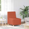 vidaXL | Modulsofa utan armst&ouml;d | Orange 55 x 74 x 82 cm Mockatyg