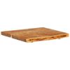 vidaXL Bänkskiva för badrum massivt akaciaträ 58x52x3,8 cm