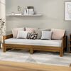 vidaXL Utdragbar dagb&auml;dd honungsbrun massiv furu 2x(90x190) cm