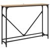 vidaXL Konsolbord Artisan Ek 102 x 23 x 75 cm Konstruerat tr&auml;