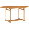vidaXL Tr&auml;dg&aring;rdsbord 150x90x75 cm massiv teak