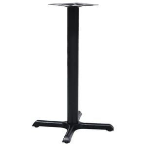 vidaXL Bistro bordsben svart 56x56x72 cm gjutj&auml;rn