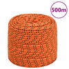 vidaXL B&aring;tlina orange 10 mm 500 m polypropen