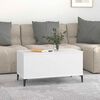 vidaXL Soffbord vit 90x44,5x45 cm konstruerat tr&auml;