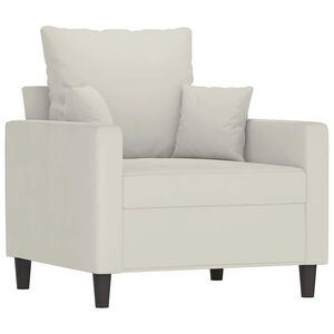 vidaXL F&aring;t&ouml;lj Gr&auml;ddvit 60 cm sammet