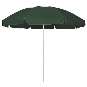vidaXL Strandparasoll gr&ouml;n 240 cm