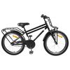 vidaXL Barncykel 20 Tum f&ouml;r 6-11 &aring;r gamla Svart
