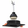 vidaXL Spotlight 12 st Svart 9 x 9 x 2 cm Aluminium