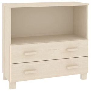 vidaXL Byr&aring; HAMAR honungsbrun 85x35x80 cm massiv furu