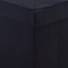 vidaXL Soffbord ljus svart 100x50x30 cm massiv mahogny