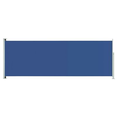 vidaXL Infällbar sidomarkis 220x600 cm blå