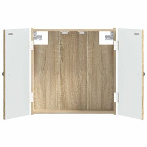 vidaXL Darttavla Sk&aring;p BREDA Sonoma-ek 52,5 x 10,5 x 53,5 cm