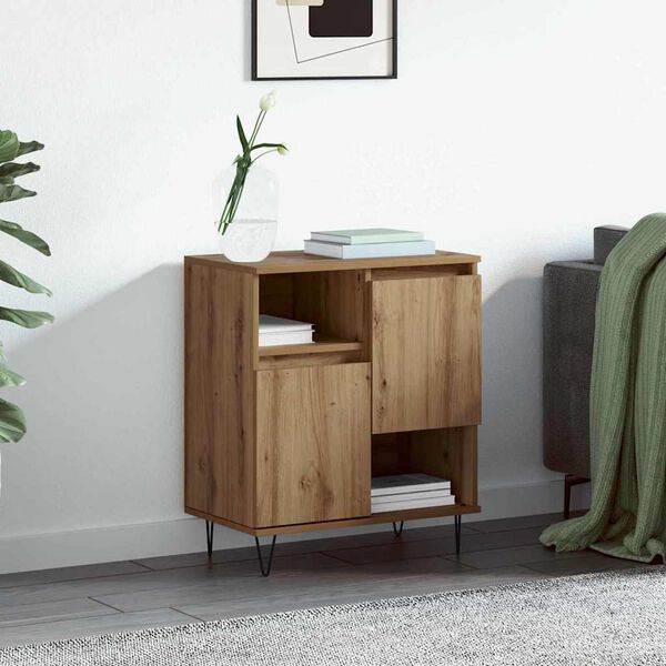 vidaXL Sideboard Artisan Ek 60 x 35 x 70 cm