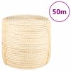 vidaXL Rep 100% sisal 8 mm 50 m