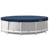 INTEX Poolt&auml;cke INTEX &Oslash;366 x 20 cm Rund PVC och PET M&ouml;rkbl&aring; och Gr&aring;