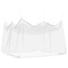 vidaXL Tr&auml;dg&aring;rds myggn&auml;t 220 mesh Vit 4 x 4 x 2,5 m Polyester