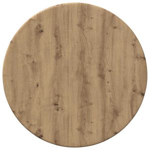 vidaXL Bordsskiva &Oslash; 30 x 1,5 cm Rund Konstruerat tr&auml; Artisan-ek