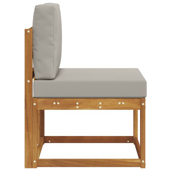 vidaXL Utomhus Mellansoffa Massivt Akaciatr&auml;