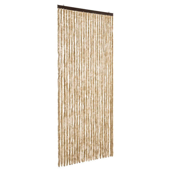 vidaXL Insektsdraperi beige 100x220 cm chenille