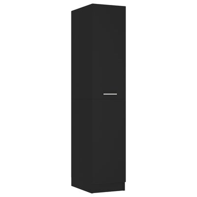 vidaXL Apoteksskåp svart 30x42,5x150 cm konstruerat trä