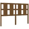 vidaXL S&auml;nggavel honungsbrun 125,5x4x100 cm massiv furu