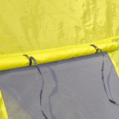 vidaXL Tält för 6 personer polyester blå-gul
