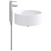 vidaXL Tv&auml;ttst&auml;ll f&ouml;r badrum Krom 40,5 x 40,5 x 15,5 cm Metall