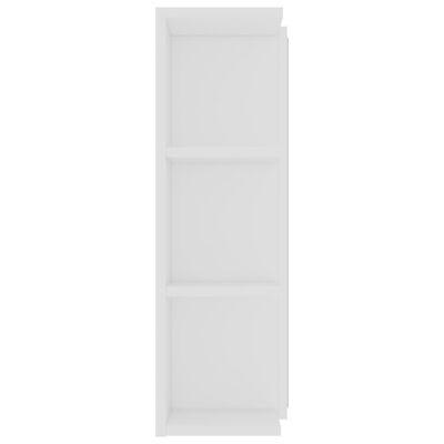vidaXL Spegelskåp för badrum vit 80x20,5x64 cm konstruerat trä