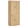 vidaXL H&ouml;gsk&aring;p sonoma-ek 69,5x34x180 cm konstruerat tr&auml;
