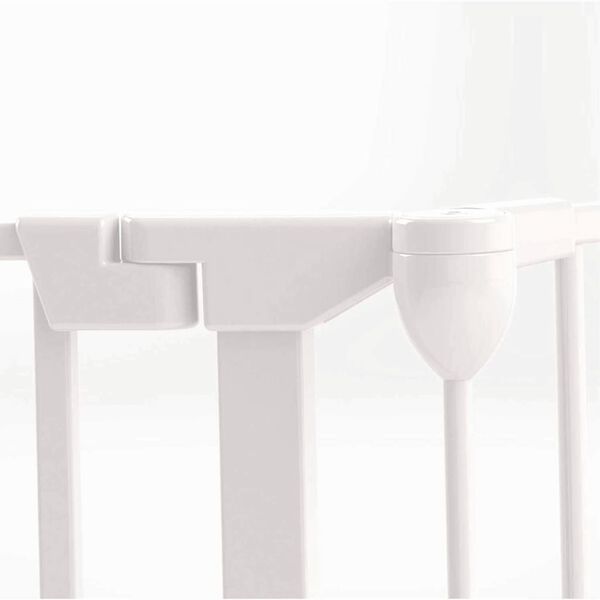 Noma S&auml;kerhetsgrind med 3 paneler Modular metall vit 94054