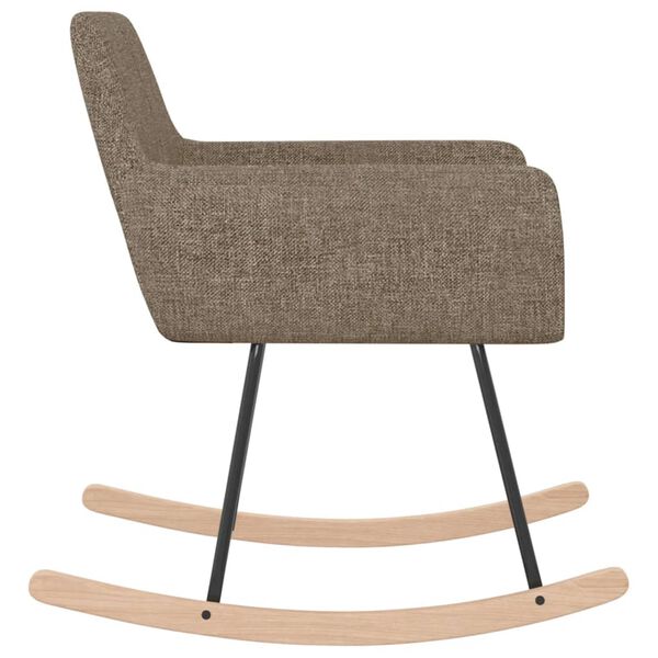 vidaXL Gungstol taupe tyg